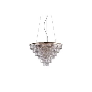 AZZARDO AZ4906 SALERNO XL GO lampa wisząca / lampa sufitowa złoty,transparentny