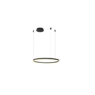 AZZARDO AZ4960 HALO PENDANT 80 BK lampa wisząca czarny