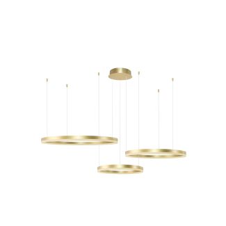AZZARDO AZ4976 HALO PENDANT 100+80+60 CCT GO + pilot lampa wisząca złoty