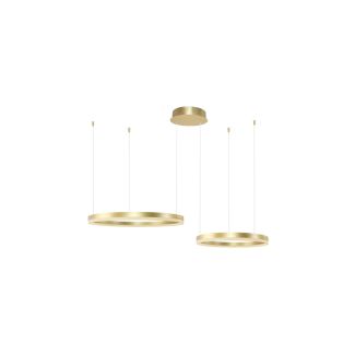 AZZARDO AZ4979 HALO PENDANT 80+60 CCT GO + pilot lampa wisząca złoty