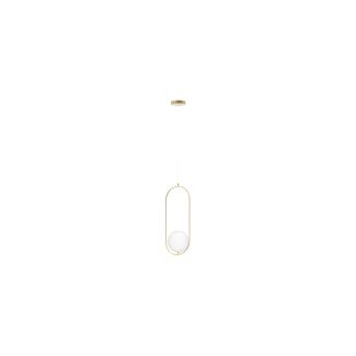 AZZARDO AZ4981 COCO 1 PENDANT lampa wisząca złoty,biały