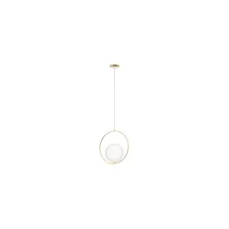 AZZARDO AZ4983 JUMBO 1 PENDANT lampa wisząca złoty,biały