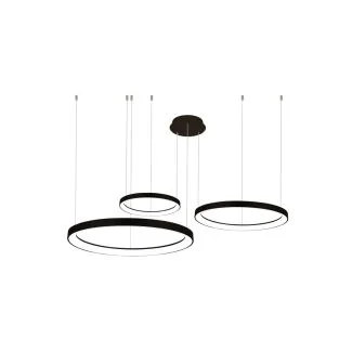 AZZARDO AZ5024 AGNES PENDANT 38+58+78 DIMM CCT włącznik BK lampa wisząca czarny,biały