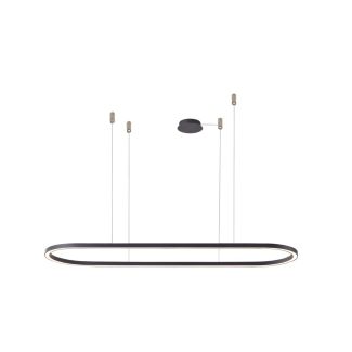 AZZARDO AZ5055 ELENA 120 DIMM BK lampa wisząca czarny,biały