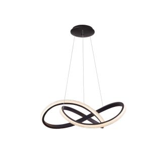 AZZARDO AZ5096 INFINITY 80 CCT BK + pilot lampa wisząca czarny,biały