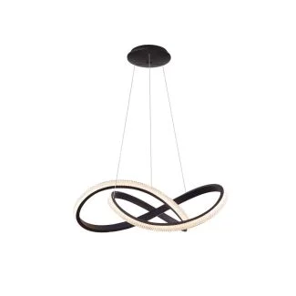 AZZARDO AZ5096 INFINITY 80 CCT BK + pilot lampa wisząca czarny,biały