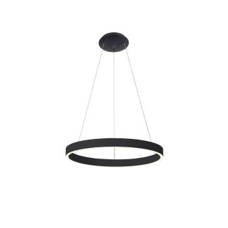 AZZARDO AZ5100 ANDREA 80 3000K DIMM (20W+50W) BK lampa wisząca czarny,biały