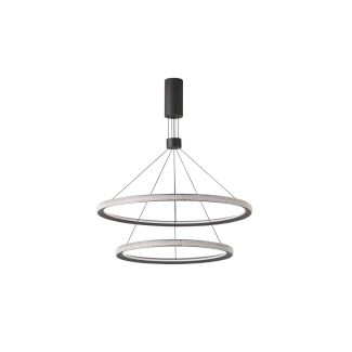 AZZARDO AZ5111 DIEGO 60+40 3000K DIMM BK lampa wisząca czarny,biały
