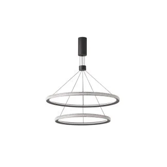 AZZARDO AZ5111 DIEGO 60+40 3000K DIMM BK lampa wisząca czarny,biały