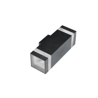 AZZARDO AZ5224 JASON 2 SQ WALL IP65 DGR lampa ścienna szary