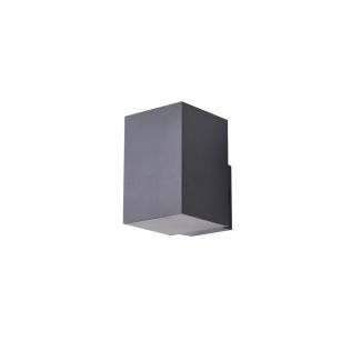 AZZARDO AZ5229 ROLAND SQ WALL IP65 DGR lampa ścienna szary