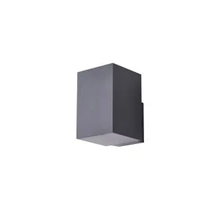 AZZARDO AZ5229 ROLAND SQ WALL IP65 DGR lampa ścienna szary