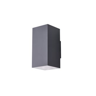 AZZARDO AZ5231 ROLAND 2 SQ WALL IP65 DGR lampa ścienna szary