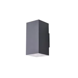 AZZARDO AZ5231 ROLAND 2 SQ WALL IP65 DGR lampa ścienna szary