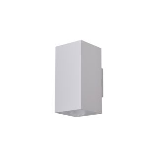 AZZARDO AZ5232 ROLAND 2 SQ WALL IP65 WH lampa ścienna biały