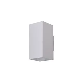 AZZARDO AZ5232 ROLAND 2 SQ WALL IP65 WH lampa ścienna biały