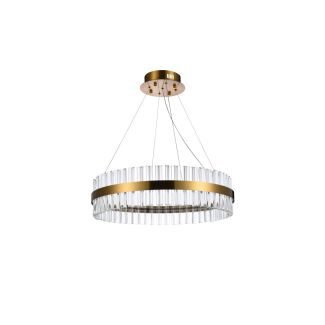 AZZARDO AZ5261 FRANCESCA 60 lampa wisząca miedziany,transparentny