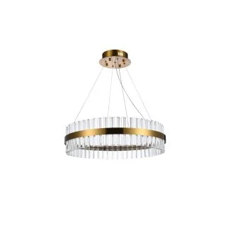 AZZARDO AZ5261 FRANCESCA 60 lampa wisząca miedziany,transparentny