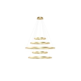 AZZARDO AZ5352 HALO PENDANT 150+120+100+80+60 CCT GO + pilot lampa wisząca złoty