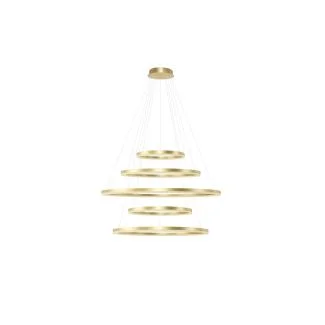 AZZARDO AZ5352 HALO PENDANT 150+120+100+80+60 CCT GO + pilot lampa wisząca złoty