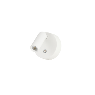 AZZARDO AZ5629 COMO ROUND WALL WH