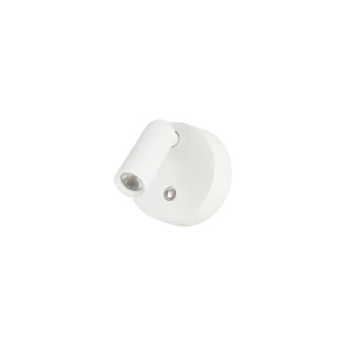 AZZARDO AZ5629 COMO ROUND WALL WH