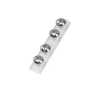 AZZARDO AZ5685 ALFA TRACK MAGNETIC EASYFIX STRAIGHT CONNECTOR BK