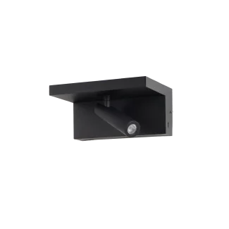 AZZARDO AZ5910 HYLLA WALL NFC CHARGER BK