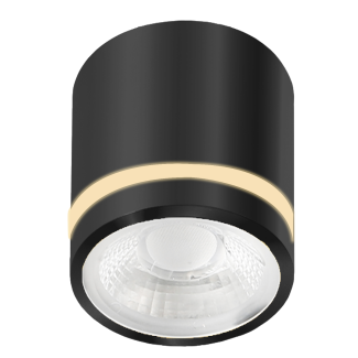 AZZARDO AZ6039 VICI IP44 12W CCT SWITCH BK
