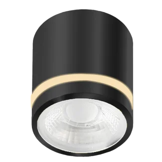 AZZARDO AZ6039 VICI IP44 12W CCT SWITCH BK