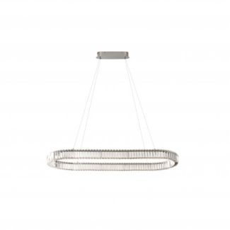 AZZARDO AZ6710 SPARK OVAL PENDANT 120 CCT DIMM CH + REMOTE CONTROL