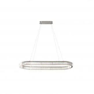 AZZARDO AZ6710 SPARK OVAL PENDANT 120 CCT DIMM CH + REMOTE CONTROL