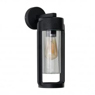 AZZARDO AZ6830 LANTERN WALL E27 IP54 BK