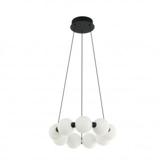 AZZARDO AZ6894 PERLA PENDANT 40 3-STEP DIMM BK