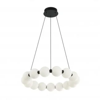 AZZARDO AZ6895 PERLA PENDANT 60 3-STEP DIMM BK