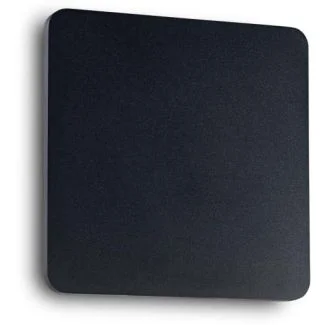 IDEAL LUX COVER AP1 SQUARE SMALL NERO 195766