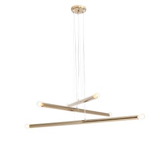 ALDEX 1072K30 LAMPA WISZĄCA TUBO 6 ZŁOTA