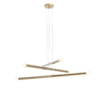 ALDEX 1072K30 LAMPA WISZĄCA TUBO 6 ZŁOTA