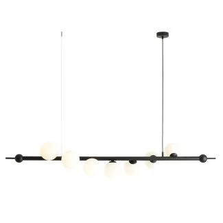 ALDEX 1115T1 LAMPA WISZĄCA WAVE 7 KOLOR CZARNY