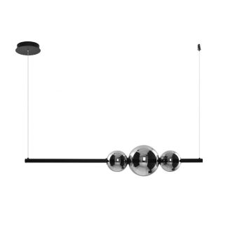 AZZARDO AZ3352 SANDRA 3 BLACK DECORATIVE LAMP