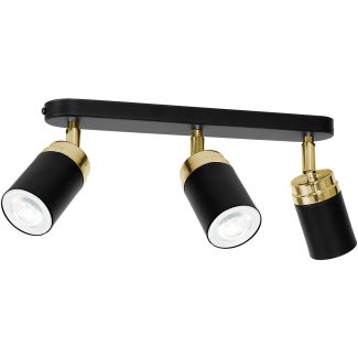 LUMINEX 5165 spot Reno black/gold 3