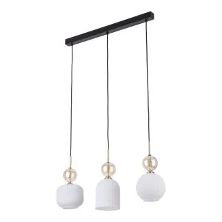TK-LIGHTING 11591 SOPHIA COGNAC WHITE LAMPA WISZĄCA 3XE14
