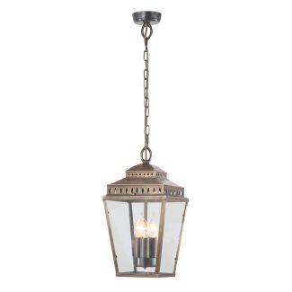 ELSTEAD Mansion House MANSION-HOUSE8-BR 3 Light Chain Lantern - Brass