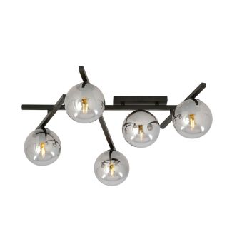 EMIBIG 1104/5 LAMPA SUFITOWA SMART 5 BLACK/GRAFIT