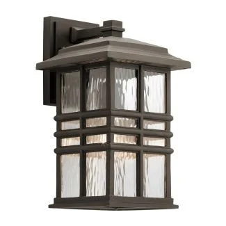 ELSTEAD Beacon Square KL-BEACON-SQUARE-M-OZ 1 Light Wall Lantern