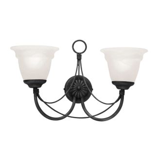 ELSTEAD CARISBROOKE CB2 BLACK 2Lt Wall Light