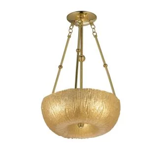 ANTIGO Lampa wisząca Button 45 - Mosiądz polerowany-złoty (450 mm) 8176