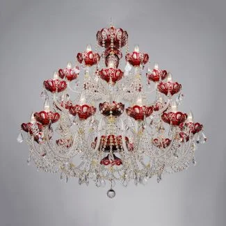 ECRYSTAL ZYR-24 Galaxy-red SP (SPECTRA Swarovski)