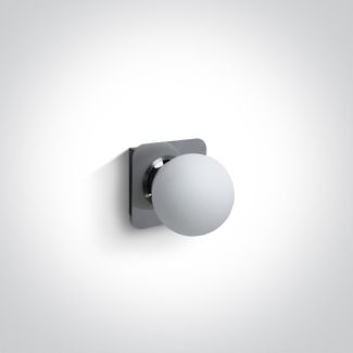 WYPRZEDAŻ ONE LIGHT 60107A/C Plesio chromowana oprawa łazienkowa z oprawką G9 28W IP44