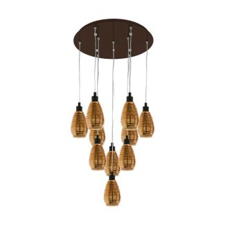 EGLO 39509 LAMPA SIRACUSA OPRAWA WISZĄCA HL/10 E27 BRAUN/KUPFER SIRACUSA